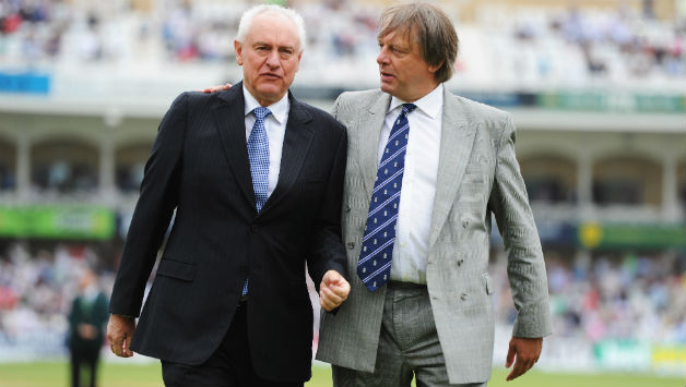 Cricket Australia chief, Wally Edwards (left) and ECB chief, Giles Clarke can play deciding roles in the proposed overhaul of the ICC © Getty Images