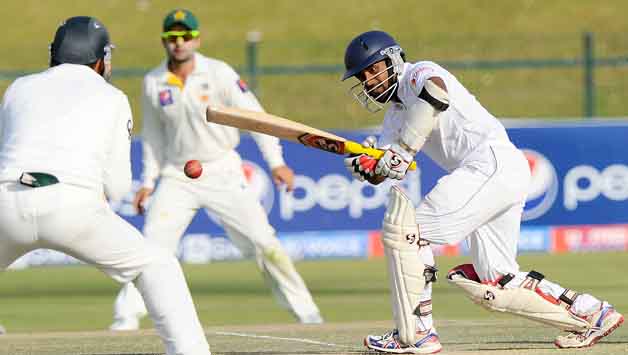 Sri Lanka lost Kaushal Silva (right) early on the first day of the third Test © AFP (File Photo)