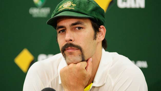 Mitchell Johnson has promised to grow back his luck stache' for the South Africa series © Getty Images