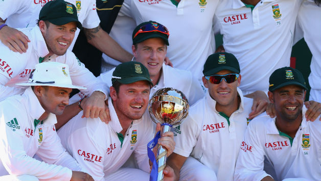 South Africa are the current World No 1 in Test rankings, and thus holders of the mace © Getty Images