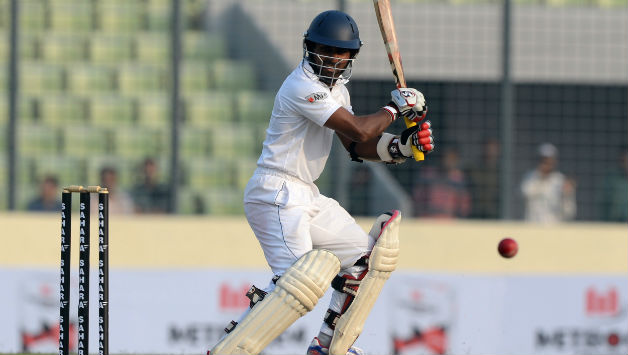 Sri Lankan opener Kaushal Silva gave a solid start for the visitors © AFP