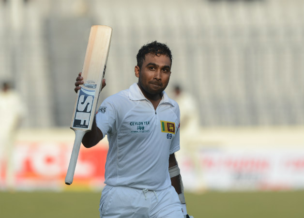 Mahela Jayawardene scored an unbeaten 203 against Bangladesh in the first Test © AFP
