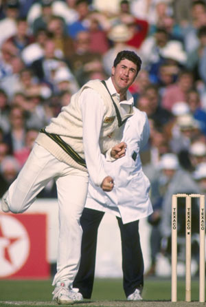 Tim May played 24 Tests for Australia and took 75 wickets at an average of 34.74. He took three five-wicket hauls © Getty Images