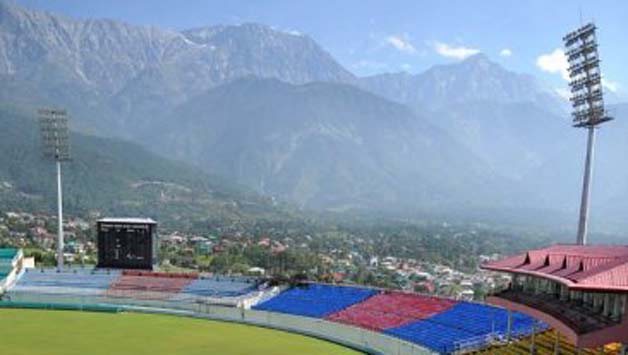 The HPCA has been alleged to violate land laws by encroaching village land for expansion of the Dharamshala stadium © Getty Images