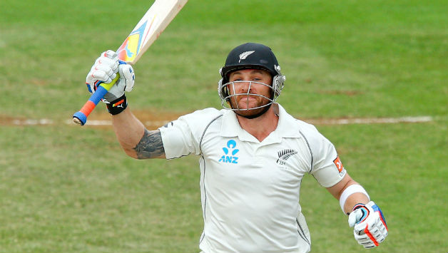 Brendon McCullum became the first New Zealand player to score a triple century in Test cricket © Getty Images
