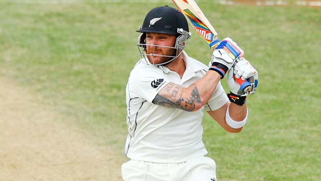 Brendon McCullum smashed first triply ton by a New Zealand batsman, against India at Wellington © Getty Images