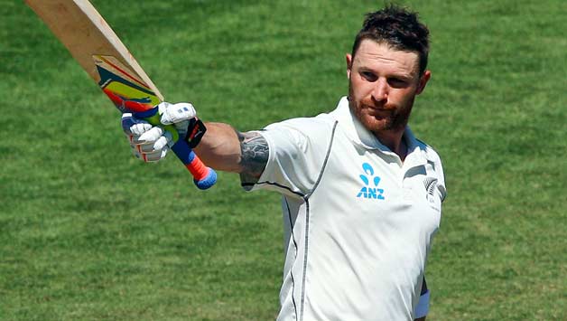 Brendon McCullum scored 302 runs for New Zealand in the second Test against India © Getty Images