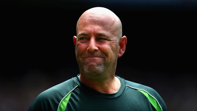 Darren-Lehmann,-coach-of-Australia,-looks-on-during-day-two-of-the-Fourth-Ashes-Test-Match