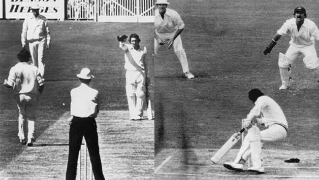 Doffing your cap at Dennis Lillee has never been a good idea, but trust Derek Randall to come up with something like that © Getty Images