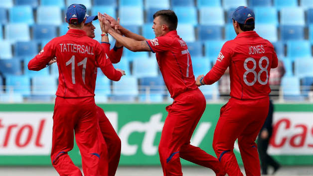 Robert Jones rattled Pakistan with two quick wickets  Photo Courtesy: Official website of the ICC