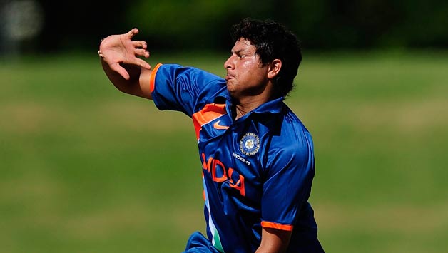 Kuldeep Yadav's Chinaman bamboozled many a batsman during the ICC World T20 2014 © Getty Images