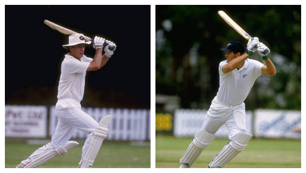 Andrew Jones (left) and Martin Crowe essayed a monumental partnerhship to extinguish all victory hopes of the Sri Lankans © Getty Images