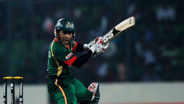 Mushfiqur Rahim of Bangladesh bats during the opening game of the ICC Cricket World Cups