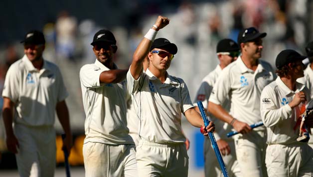 The New Zealand pacers will be licking their lips on getting another green top for the second Test against India © Getty Images