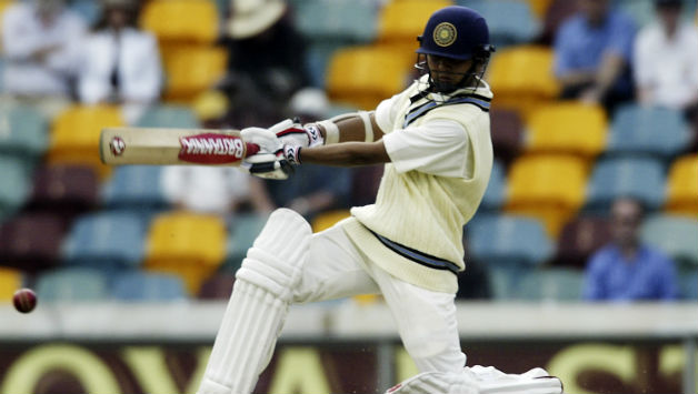 Parthiv Patel of India hits out during day four of the first test match between Australia and India played at the GABBA December