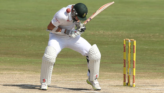 Ryan Mclaren (in picture) and Hashim Amla fell victim to some vicious bowling from Mitchell Johnson in the second innings © Getty Images
