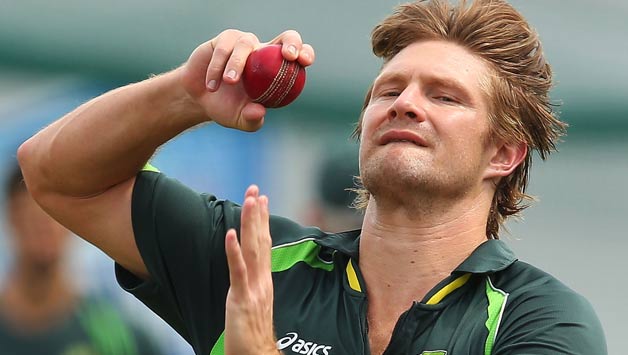 Shane Watson was earlier restricted to bowl in the lead-up to the first Test © Getty Images