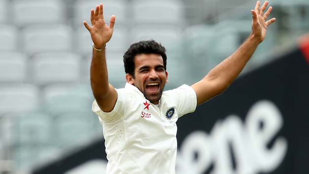 Zaheer Khan toiled for 51 overs in the Wellington Test for his five-wicket haul © Getty Images