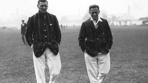 Herbie Taylor (right) led the South African setup against Australia in 1921-22 series © Getty Images