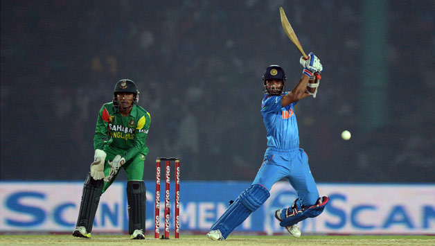 Ajinkya Rahane (batting in picture) has evolved as a batsman in the T20 format © AFP