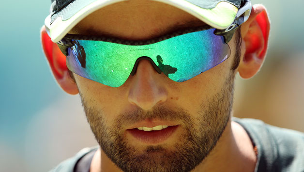 Nathan Lyon (above) was not happy with the umpire's move to call back Shaun Marsh after being given out incorrectly © Getty Images