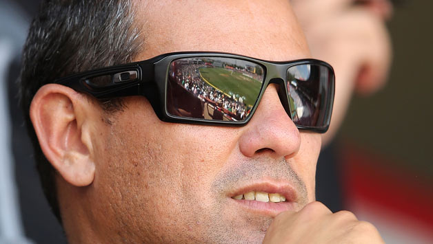 South-African-coach,-Russell-Domingo,-looks-on-during-day-four-of-the-First-Test-match--50