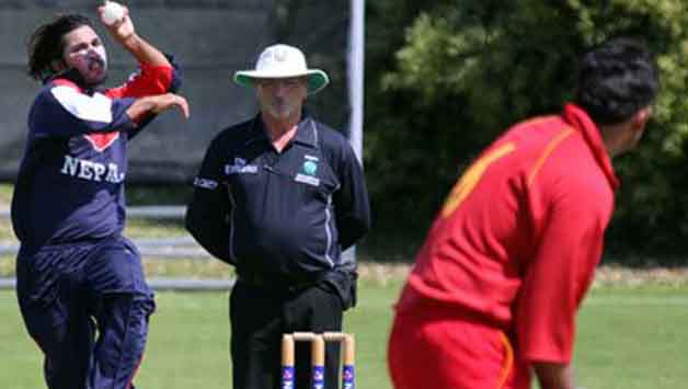 Mahaboob Alam was in great form for Nepal against Mozombique 