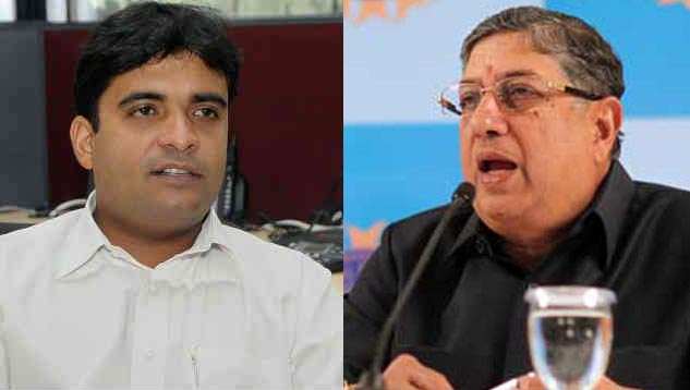 In that affidavit, they also accepted the fact that Gurunath Meiyappan (left), N Srinivasan’s son-in-law was a ‘Team Official’ at the Chennai Super Kings © IANS