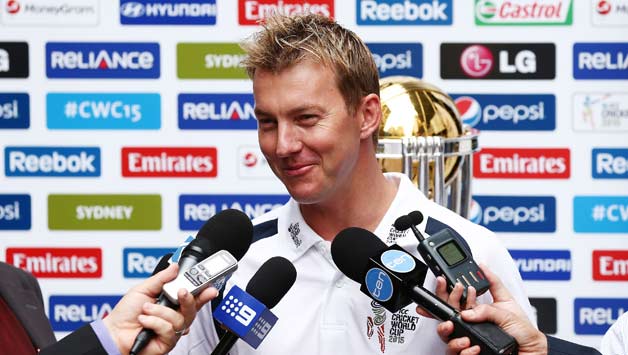 Australian-cricketer-Brett-Lee-speaks-to-the-media-during-the-media-opportunity
