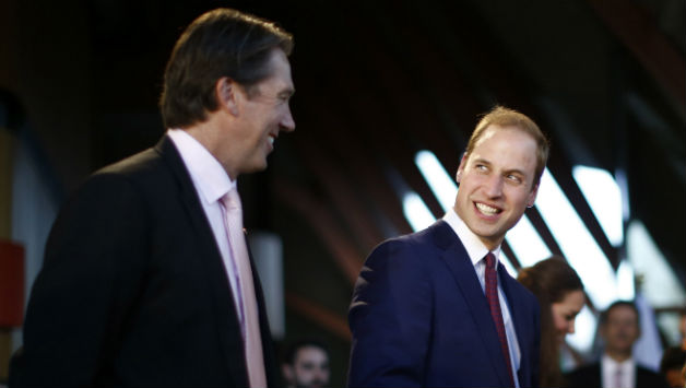 Glenn McGrath couldn't resist having a dig at Prince William over Australia's Ashes win