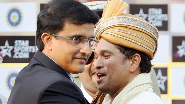 Sourav Ganguly (left) with Sachin Tendulkar © PTI (Representational pic)