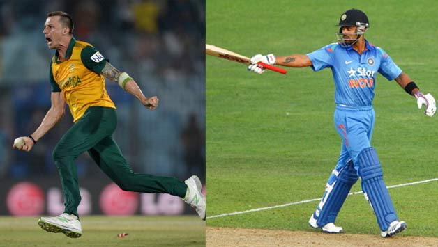 The battle between Dale Steyn (left) and Virat Kohli will be interesting to watch © Getty Images