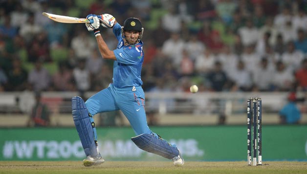 Yuvraj Singh scored a 21-ball 11 in the ICC World T20 2014 final © Getty Images