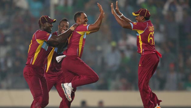 Samuel Badree left Pakistan struggling with his brilliant spell of three for 10 in four overs © Getty Images