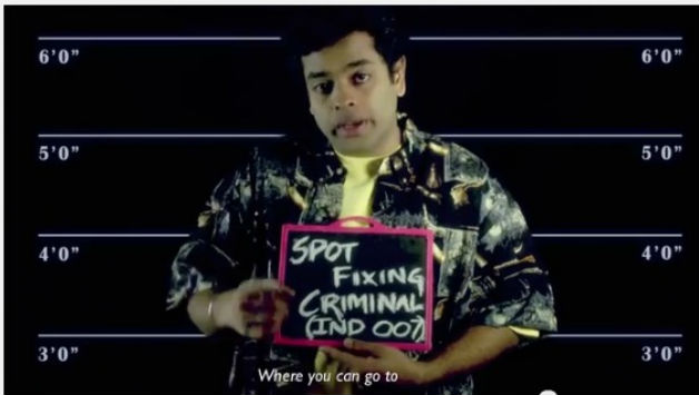 A screen grab from the video