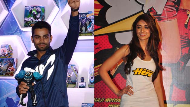 Virat Kohli (left) will be seen grooving with actress Ileana D’Cruz in Clinic All Clear’s new ad commercial © IANS