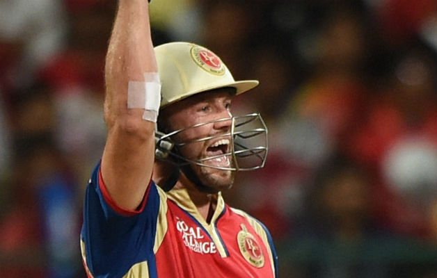AB de Villiers struck an unbeaten 41-ball 89 with six fours and eight sixes for RCB © PTI