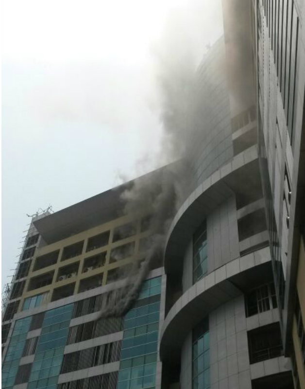 Image taken from the outside of the building. Photo Credit: Abhishek Borwanker