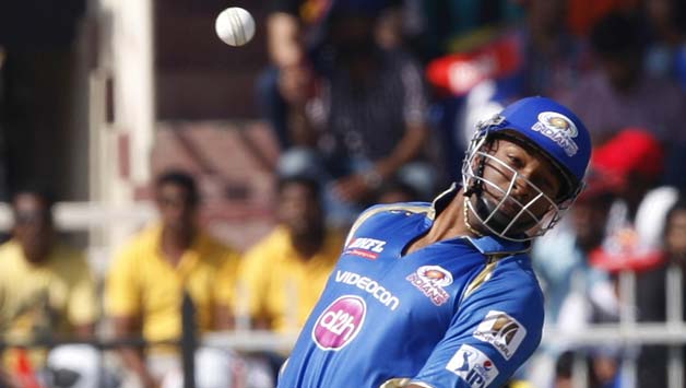 Kieron Pollard almost threw his bat at Mitchell Starc in response to a verbal volley from Starc © IANS (File Photo)