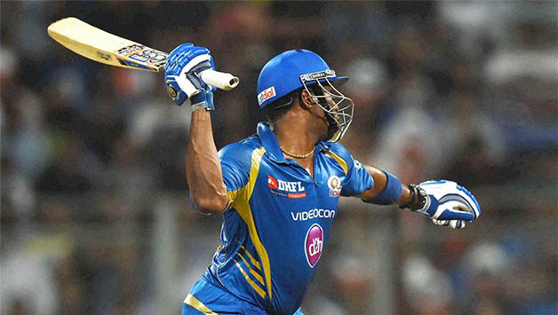 Kieron Pollard threw his bat in anger during the incident  © PTI