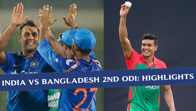 Only 163 runs were scored in the second ODI between India and Bangladesh © AFP