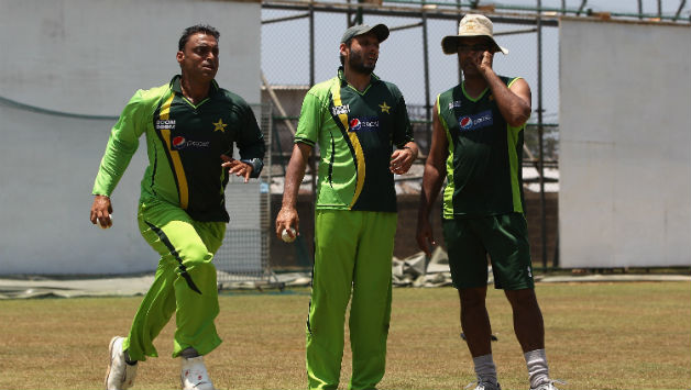 There was also jokes comparing Shahid Afridi's age to Shoaib Akhtars wife © Getty Images