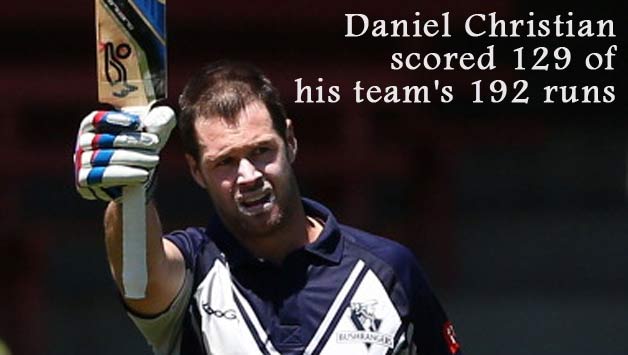 Daniel Christian's great effort went in vain as his team Middlesex lost against Kent © Getty Images (File Photo)