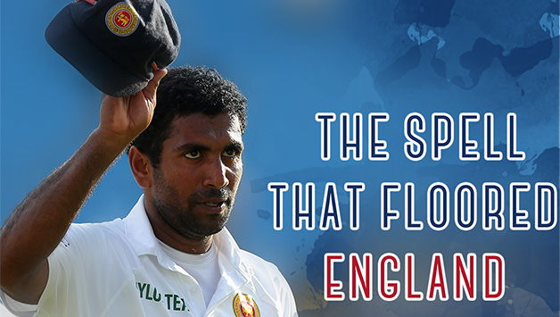 Dhammika Prasad's lively spell tore apart England © Getty Images