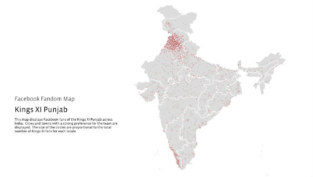 Kings XI Punjab's main support is based in their home state; courtesy: Facebook