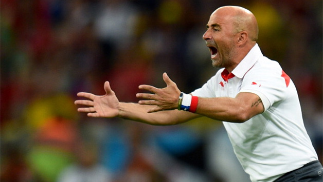 Jorge Sampaoli's men were frustrated by Netherland's compact defense © Getty Images