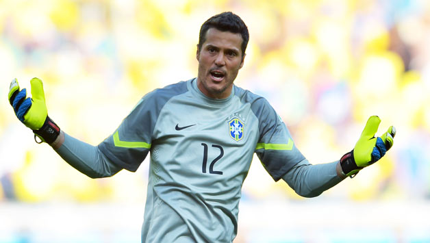 Julio Cesar played a key role in Brazil's win over Chile © Getty Images