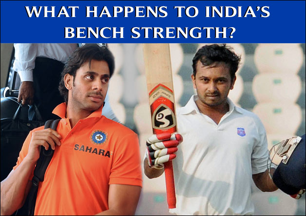 Manoj Tiwary (left) Kedar Jadhav © AFP & PTI