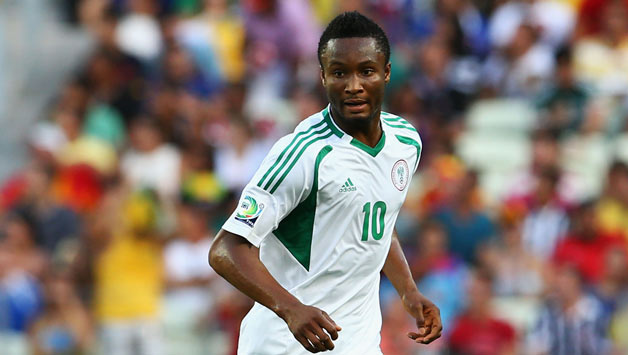 John Obi Mikel will be looking to help Nigeria get off to a winning start in the FIFA World Cup 2014 against Iran © Getty Images