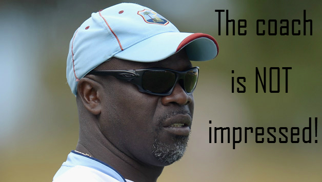 West Indies coach Ottis Gibson was disappointed by his batsmen © Getty Images